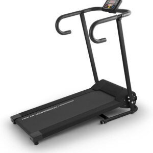 DailySupplies® Loopband Inklapbaar - Hometrainer Elektrisch - Walking Pad Fitness - Zwart (8721303543088)