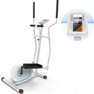 Ergonomische Crosstrainer 12kg Vliegwiel met LCD-Display en Hartslagmeter (6154438488429)