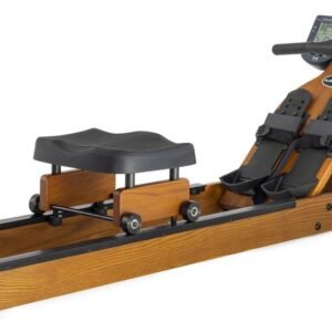 Fluid Rower Viking 3V Roeitrainer + Smartphone houder - Opklapbaar - Roeimachine met 5 weerstanden - Roeiapparaat voor thuis - Bluetooth - Verstelbaar - Inclusief hartslagfunctie (4895147802824)
