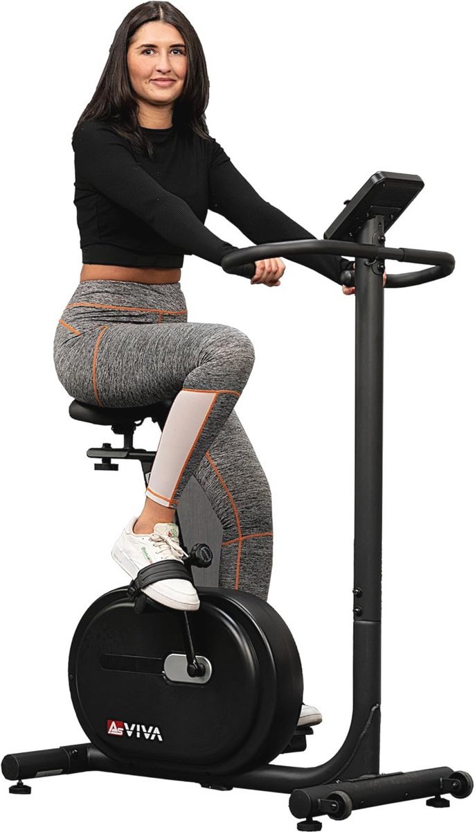 Hometrainer en ergometer met magneetmotor, hartslagmeting, en Bluetooth app voor thuis (9101038734880)