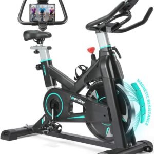 Hometrainer met Verstelbare Magnetische Weerstand en Digitale Monitor voor Comfortabel Thuis Fietsen (9101064977565)
