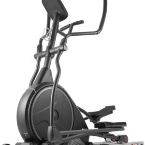 Hop-Sport Crosstrainer HS-160CF Stage - Magnetisch Weerstandssysteem met 12 Programma's, 24 kg Vliegwiel en Onderlegmat - Grijs (5902308236448)