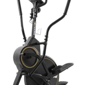 Hop-Sport Crosstrainer HS-450B Dynamic voor thuis met Bluetooth, console en tablet houder, met magnetisch remsysteem und 8 kg vliegwiel, multifunctionele computer, Hartslagfunctie, Cardioapparaat, 2in1 mix van elliptische trainer - en stepper-workout (5902308236318)