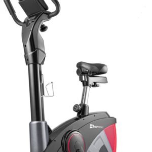 Hop-Sport Hometrainer HS-090H - Ergometer met Bluetooth, App-Besturing, 32 Weerstandsniveaus & LCD-Scherm (Rood) (5902308219922)