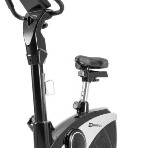 Hop-Sport Hometrainer HS-090H - Ergometer met Bluetooth, App-Besturing, 32 Weerstandsniveaus & LCD-Scherm (Zilver) (5902308223974)