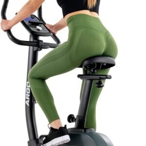 Hop-Sport Hometrainer HS-120H Argo - Elektrisch-Magnetisch 10 kg Vliegwiel met 32 Weerstandsniveaus en Hartslagmeter - 120 kg Belastbaar (5902308229365)