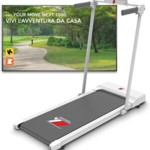 Inklapbare Elektrische Loopband met App Connectie - Ruimtebesparend en 12 Trainingsprogramma's (6152641746701)
