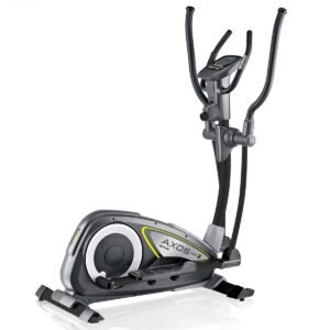 Kettler Crosstrainer Nova M Grijs - Compacte Hometrainer voor Thuisgebruik - 8 Weerstandsniveaus - LCD Trainingscomputer - Hartslagmeting - Fluisterstil - Beginnersmodel - Fitnessapparaat met Transportwielen (7640119481142)