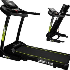 LifeFit TM5250 Elektrische Loopband inklapbaar - 3 PK Motor, Snelheden tot 17 km/u, Automatische Kanteling 0-15%, 120x41,5 cm Loopvlak, LCD-Display, Bluetooth en Opvouwbaar met Tablethouder (9502195183885)
