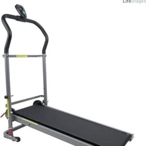 LifeStages - Loopband Inklapbaar - Loopband Met In Hoogte Verstelbare Handgreep Met Schokdemping - Snel Opvouwbaar In 2 Posities - LED-Scherm Voor Wandelen En Hardlopen (8721197525184)