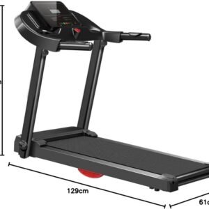 Loopband Inklapbaar - Hometrainer Elektrisch - Walking Pad Fitness - Zwart (6152127756705)