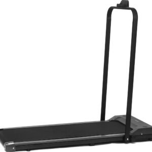 Loopband - Opvouwbare Hardloopband - Draagbare - 1-10 km/u - Met Afstandsbediening en LED-Display - Voor Thuis, Gym en Kantoor - Grijs - excl. Smeerolie (6097429691623)