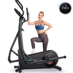 MERACH Crosstrainer - LCD Monitor - Magnetische Weerstand - Extra Breed 47cm - Premium voor Thuisgebruik - Geschikt tot 180kg (6978235140690)