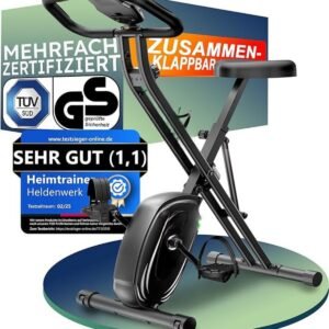 MMP® Hometrainer Fiets - Hometrainers Fitness - Hometrainer - Zwart - 86cm x 44cm x 117cm (6153915650694)