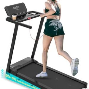 MMP® Loopband Inklapbaar - Loopband Fitness - Loopband - Zwart - 130cm x 110cm 62cm (6153915989916)