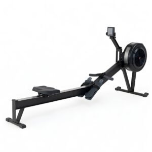PH Fitness Air Rower - Professionele Roeitrainer met Luchtweerstand | Verstelbare Damper 1-10 | Sterk Stalen Frame | LCD Trainingscomputer + Telefoonhouder | Soepele Kettingaandrijving | Max. 150 kg (8721246002031)