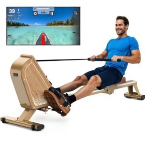 Power-8® OR3 Waterroeimachine - Luxe Houten Roeitrainer met Realistische Waterweerstand - Bluetooth & App Connectie - 160 kg Max Gewicht - Thuis Fitnessapparaat (6151323483446)