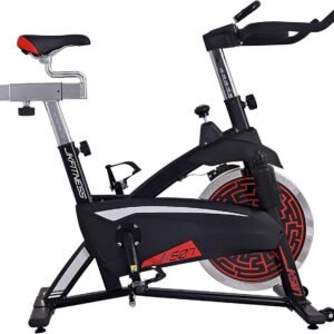 Professionele Hometrainer Spinfiets met 22 kg Vliegwiel en Riem Aandrijving voor Thuisgebruik (9101075924213)