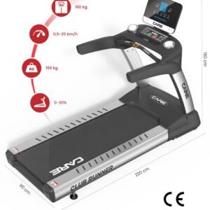 Professionele loopband - 25km/u - CARE - CLUB RUNNER LED (3347264607505)