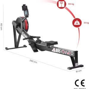 Roeitrainer - CARE - AIR ROWER connected (3347264508000)