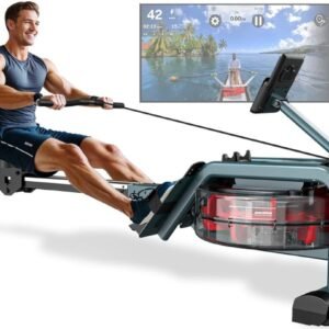 Roeitrainer Inklapbaar - Hometrainer - Roeimachine Fitness - Blauw (6152123158183)