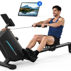 Roeitrainer Inklapbaar - Hometrainer - Roeimachine Fitness - Zwart (6152127767794)