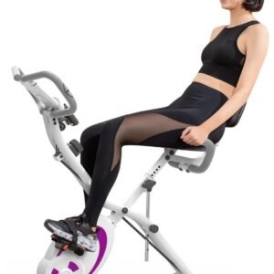 SCH® Hometrainer Fiets - Hometrainers Fitness - Hometrainer - Paars - 133cm x 25cm x 47cm (6154431068062)
