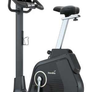 Skandika Ergometer Cykling P14 - Hometrainer met 32 weerstandsniveaus, tot 150 kg en tot 205 cm, LCD-display, luidspreker, Bluetooth, app-connectie, Kinomap | fitnessfiets voor thuis (4262393513772)