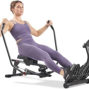 Smart Compact Roeitrainer voor Full-Body Workout - Lage Impact, Extra Lange Rail, 158 kg Gewichtscapaciteit en Verbeterde Bluetooth Connectiviteit (9101001588069)