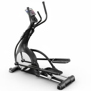 Sportstech sCross - Crosstrainer - Magnetisch - 32 weerstandsniveaus - 48 cm paslengte - Zelfopwekkende energie - LED-display - Tablethouder - Zwart/Zilver (4250795248521)