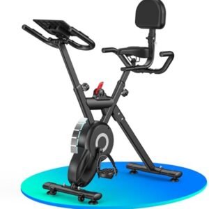 Stille Hometrainer met Magnetische Weerstand voor Thuis - Fitnessfiets met LCD-Display en Tablethouder (6153906233257)