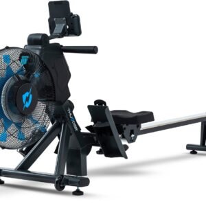 THUNDER® Roeitrainer | FLY | Magnetische + Luchtweerstand | Opklapbaar & Stil | Tot 150kg | LCD-scherm | Hartslagfunctie | Transportwielen | Full-body workout voor thuis | (5906765560986)