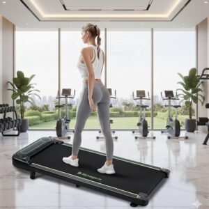 Treadmill Compact 3-in-1 Walking Pad Klapbaar - 6 km/h, Handmatige Hellingshoek 0-4%, LED-Display met Afstandsbediening, Antislip Schokabsorberend Loopvlak, Draagbare Loopband voor Thuis en Kantoor - Altameubel (9505793918477)