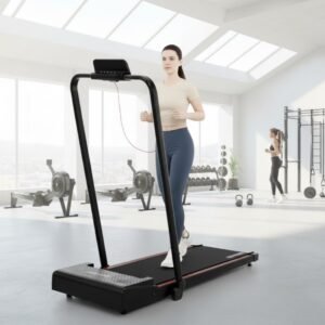 Treadmill Inklapbaar Met 5% Helling - 12 km/u Elektrische Loopband 1400W - Compact & Fluisterstil - LCD Display - Hardlopen, Joggen & Wandelen - Thuisfitness - Model ZX2 - Altameubel (9509463176662)