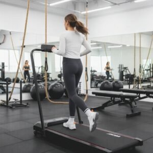 Treadmill Inklapbare Elektrische Loopband met 5% Helling - 12 km/u - 1400W Stil & Compact - LCD-Display - Fitness Walkmachine voor Thuis & Kantoor - Altameubel (9504515574755)