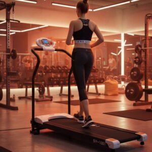 Treadmill PowerRun 750 Loopband voor Thuis - Inklapbare Elektrische Loopband 1-10 km/u, LCD-Display, 3 Programma's, Ruimtebesparend & Veilig - Altameubel (9509755424464)