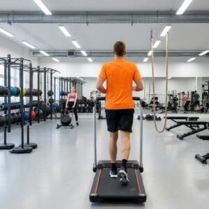 Treadmill met Hellingsfunctie 12 km/u - Opvouwbare 3-in-1 Loopband met 5% & 10% Hellingshoek, App-Besturing, Armleuningen, Stil & Compact - Walking Pad voor Thuis & Kantoor - 120 kg - Altameubel (9505225364186)