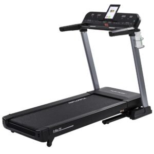 Tunturi Fitrun 70i Loopband Opklapbaar - Hardloopband met 19 trainingprogramma's - 15 Electronische Hellingshoeken - LCD Monitor - 0,8 - 20 km/u (8717842029886)