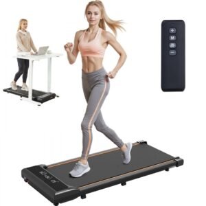 Walking Pad - Loopband Onder Bureau - Draagkracht 120 kg - Motor 2,5 pk - Snelheid 1-6 km/u - Afstandsbediening - LED-display - Draagbaar - Zwart (6152724322327)