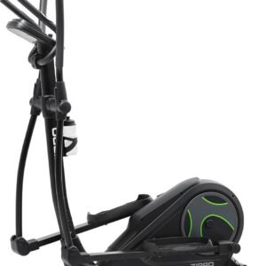 Zipro Heat Elektromagnetische Crosstrainer, Hartslagsensoren, Gemakkelijk te transporteren, Antislippedalen, Flessenhouder, Homegym, Stabiele structuur, Max. gebruikersgewicht 150 kg, zwart en groen (5901793678238)