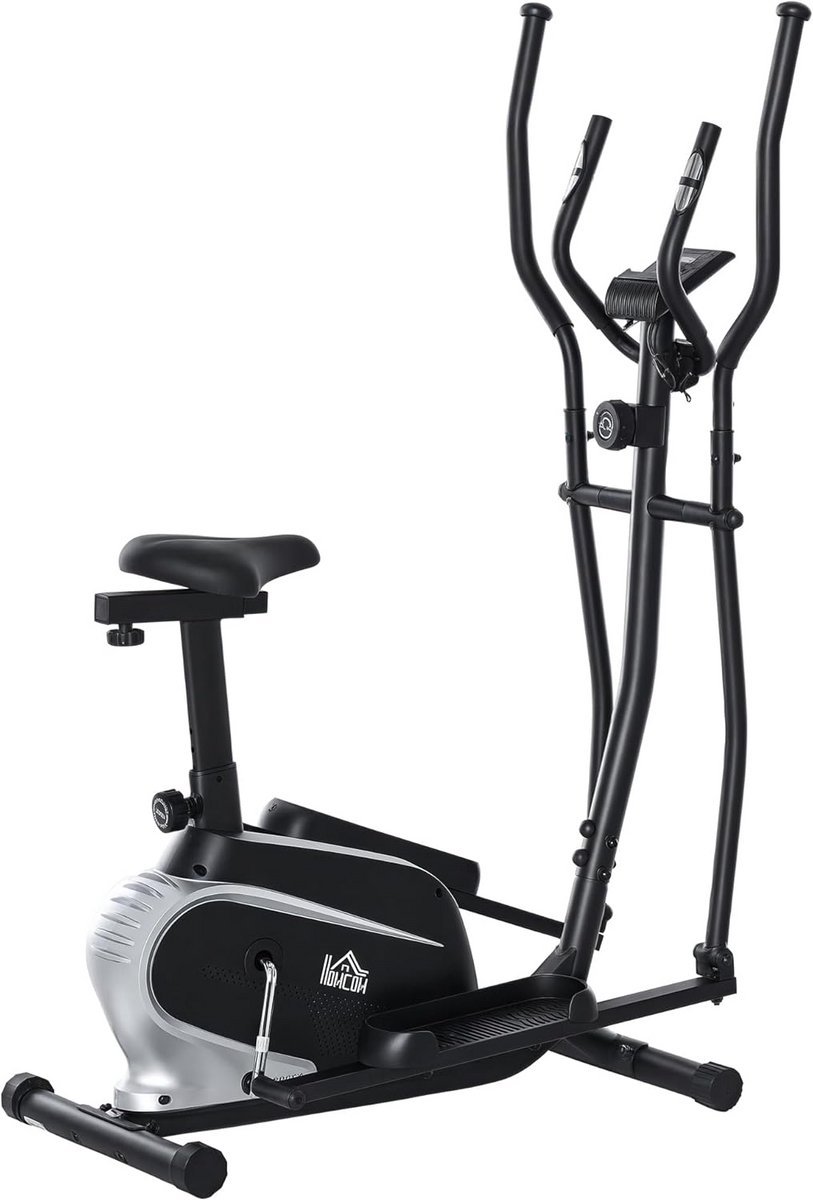 2-in-1 Crosstrainer en Hometrainer met LCD Monitor en 8 Weerstandsniveaus (9101026518218)