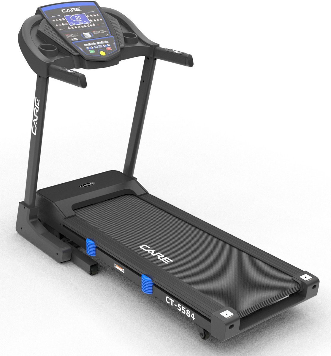 CARE CT-5584-3 - Connected loopband - Maximale snelheid 18 km/u - 25 programma's - Opvouwbaar - Gemotoriseerde helling tot max. 9% - Voor thuisgebruik (3347265558431)