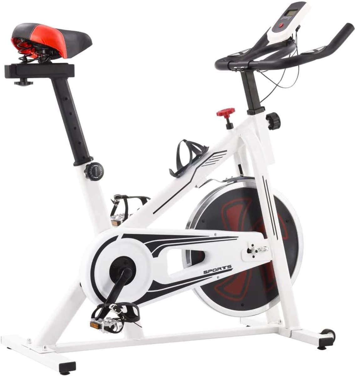 Compacte Hometrainer met Verstelbare Stoel en Meerdere Weerstandniveaus (6152150171100)