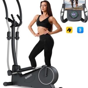 Crosstrainer - Elliptische Trainer - Fitness Trainer - Hometrainer - Elliptical - 32 Weerstandsniveaus Magnetisch - Hartslagsensoren Met LCD-Scherm (8721391522590)