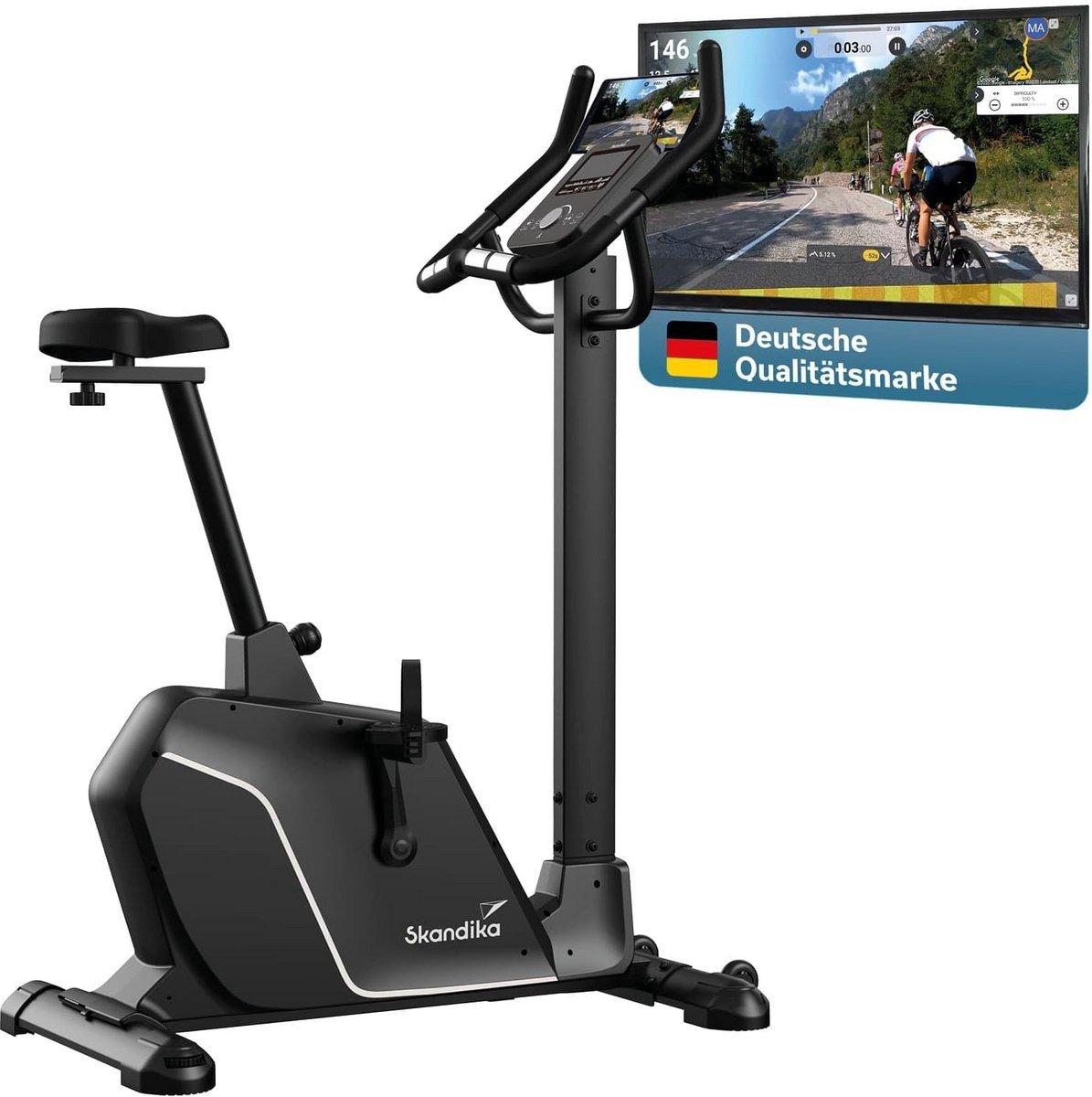 Ergometer Hometrainer met 32 Weerstanden, Magnetische Rem en LCD-Display (9101096550316)