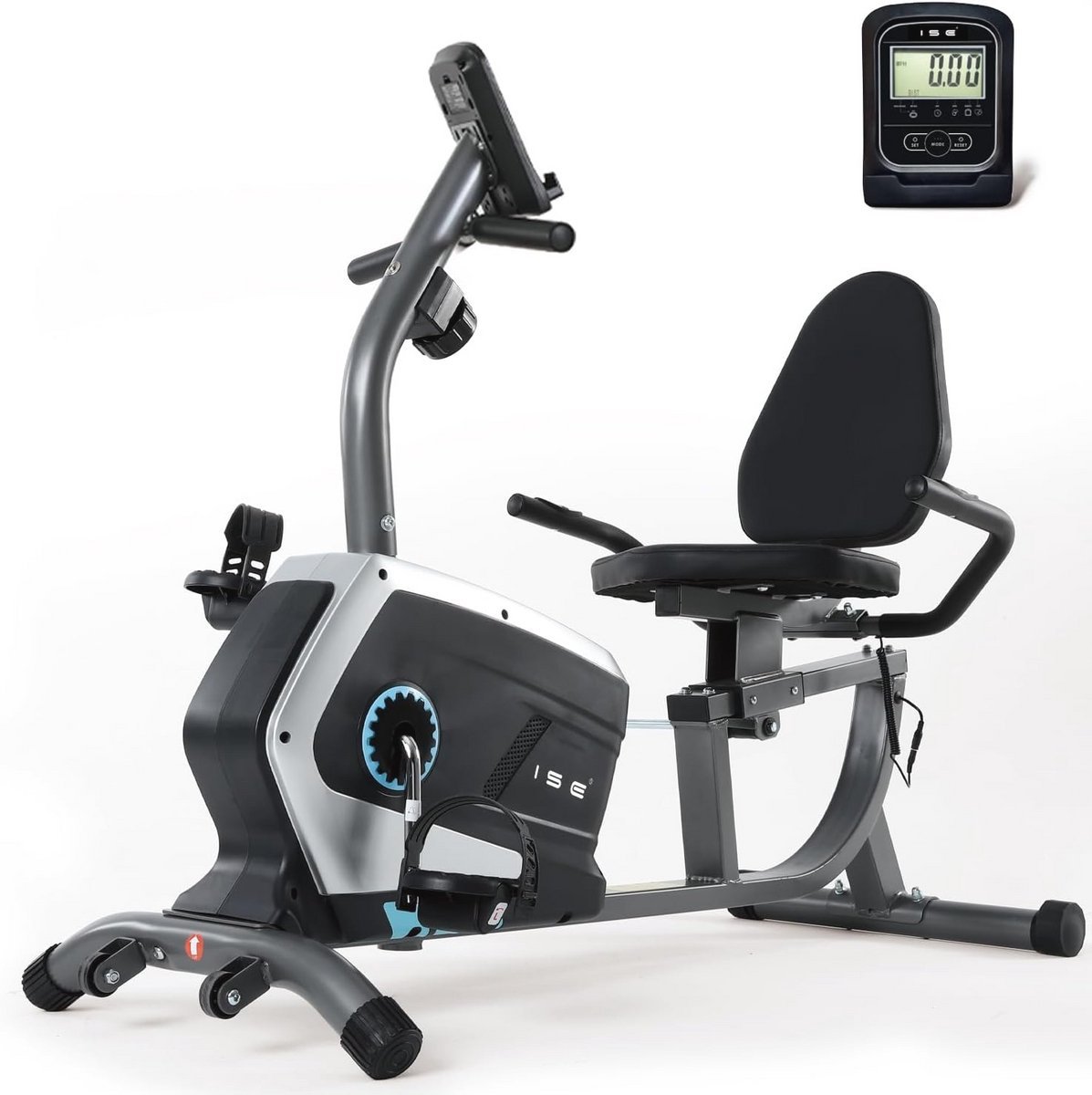 Ergometer Hometrainer met Magneetremsysteem en 8 Weerstandsniveaus (9101014926568)