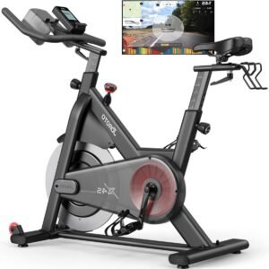 Hometrainer - Fitnessfiets - Spinningfiets - Indoor Bike - Trainingsfiets - Belastbaar Tot 150 kg - Magnetische Weerstand Met Bluetooth (8721391522231)
