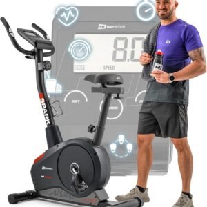 Hometrainer met Hartslagmeter en Computer - 8 Weerstandsniveaus en 9 kg Vliegwiel (9101059238794)
