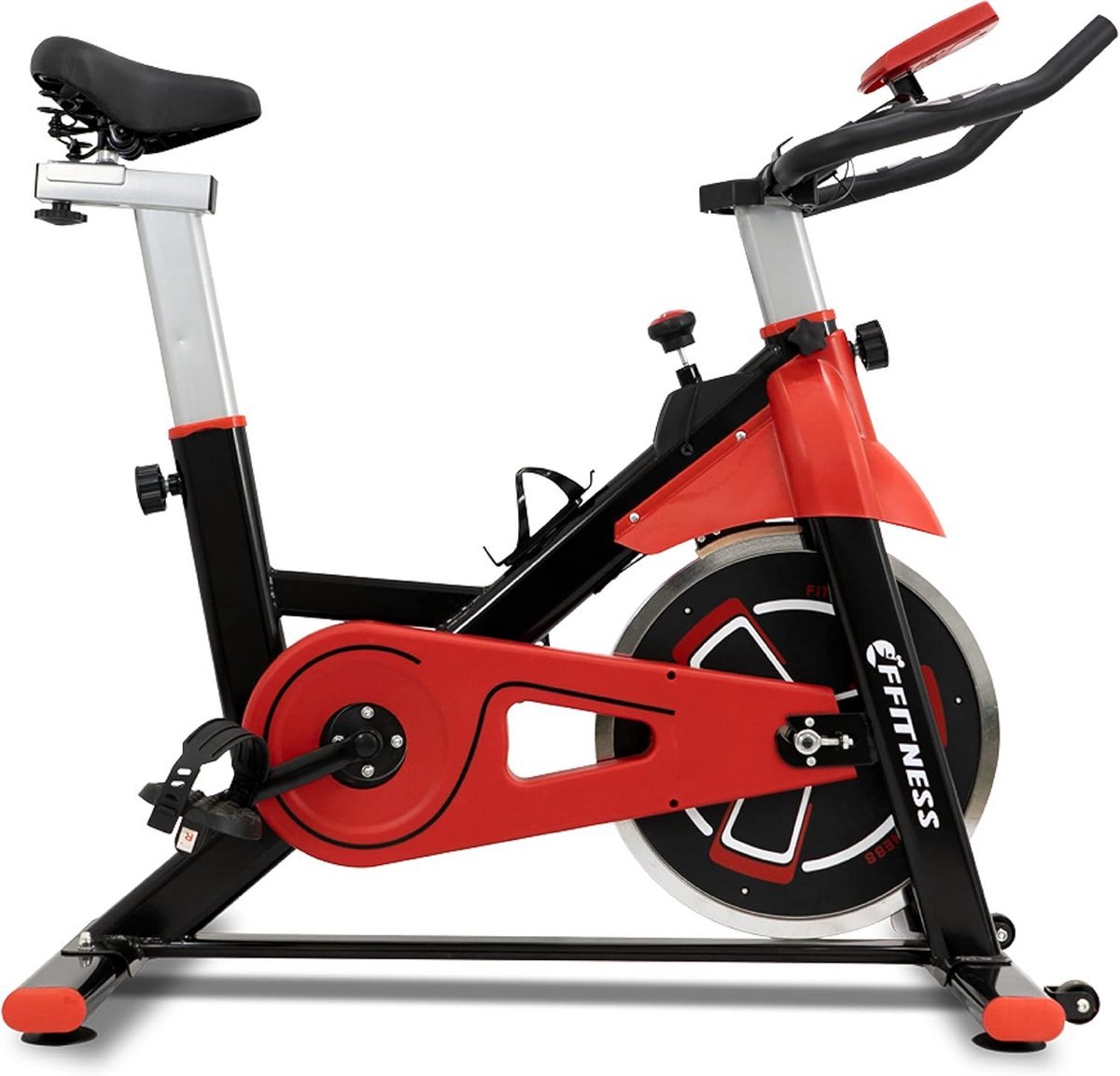 Hometrainer met Vliegwiel van 13 kg, Verstelbare Weerstand en Telefoonhouder (9101065499981)