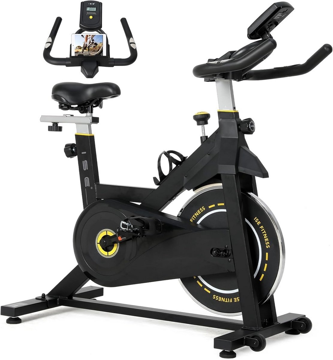 Hometrainer voor Thuis met LCD-Display en Hartslagmeter (9101059873261)